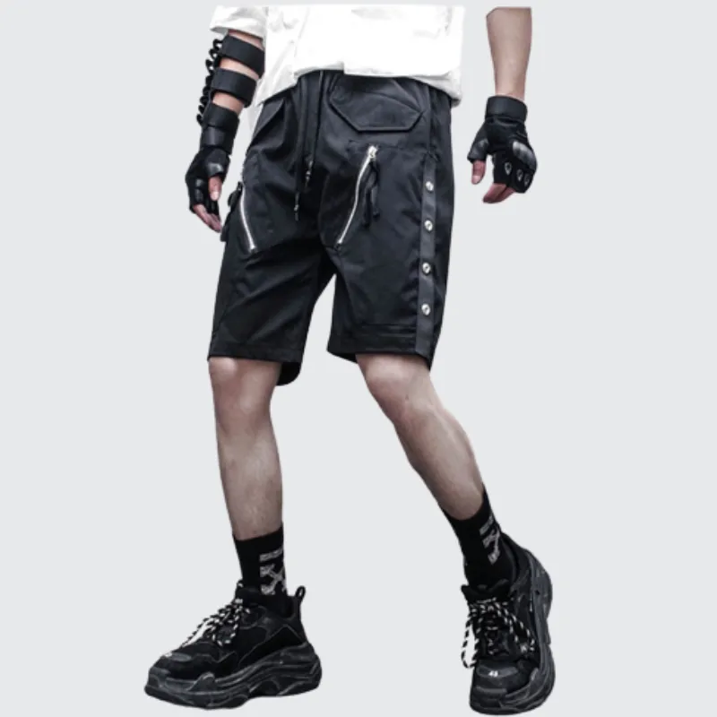 11 Bybbs Zipper Pocket Short Black
