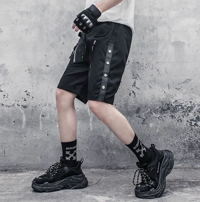11 Bybbs Zipper Pocket Short Black
