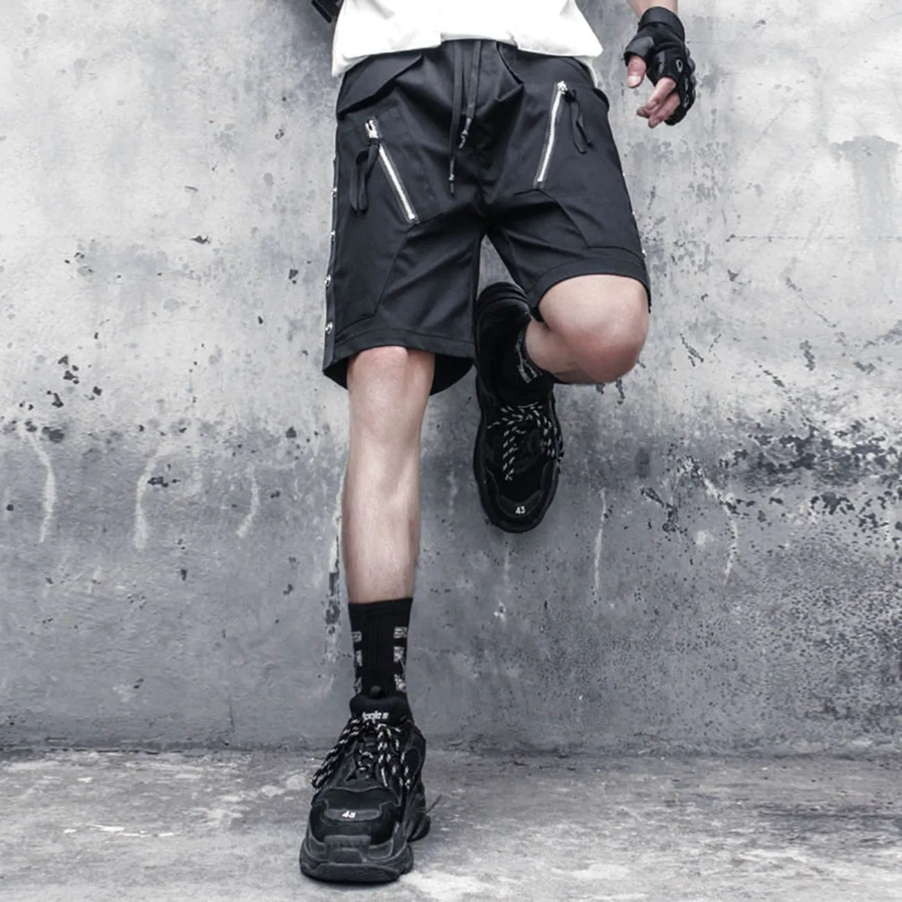 11 Bybbs Zipper Pocket Short Black