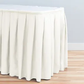 17 ft. Accordion Pleat Polyester Table Skirt (7 Colors)