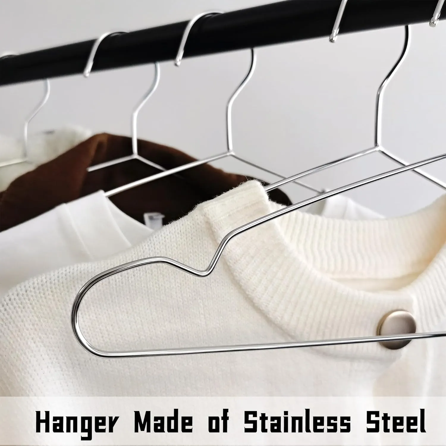 30 Pack Clothes Hangers Heavy Duty Wire HangersHangers Coat Hangers for Close...