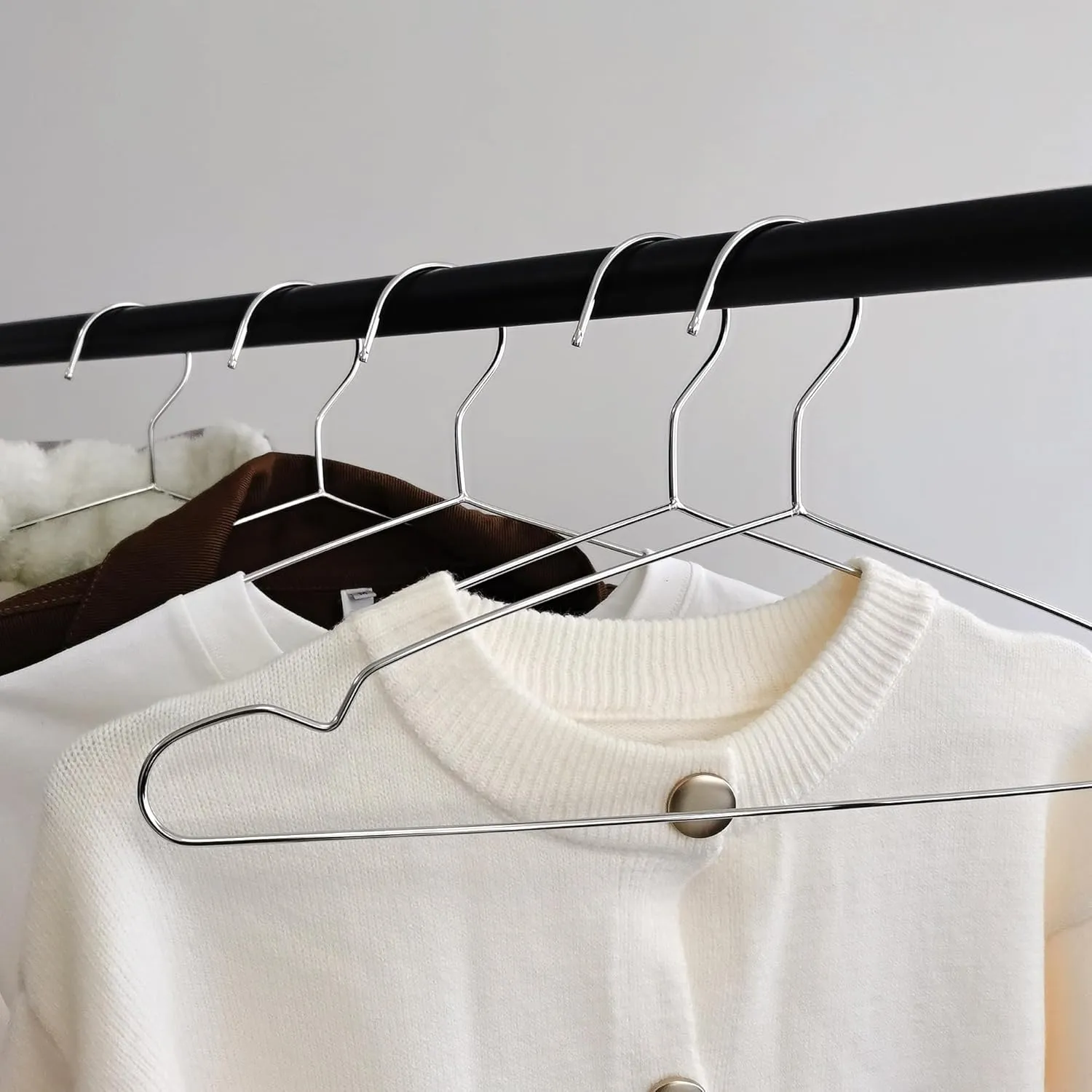 30 Pack Clothes Hangers Heavy Duty Wire HangersHangers Coat Hangers for Close...