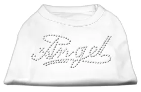 Angel Rhinestud Shirt White L (14)
