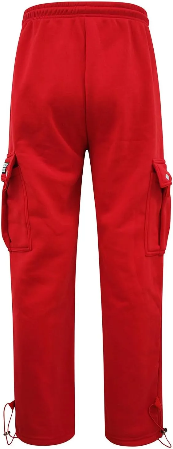 Cargo Pants for Men,Mens Active Athletic Workout Jogger Sweatpants for Men with Pocket and Drawstring Trousers for Hiking