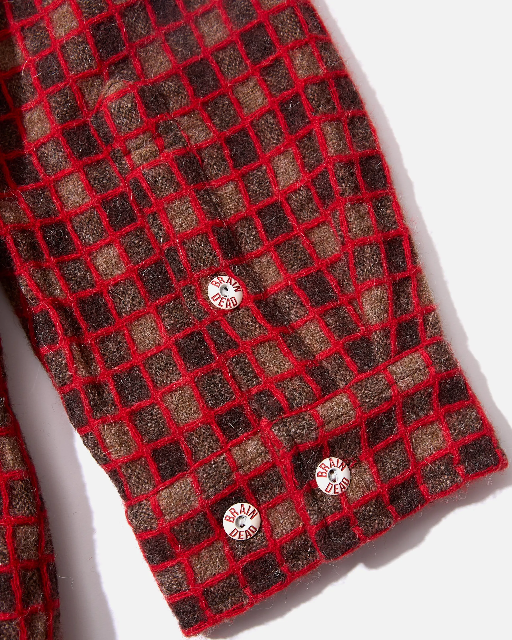 Check Mate Flannel Zip Shirt - Brown
