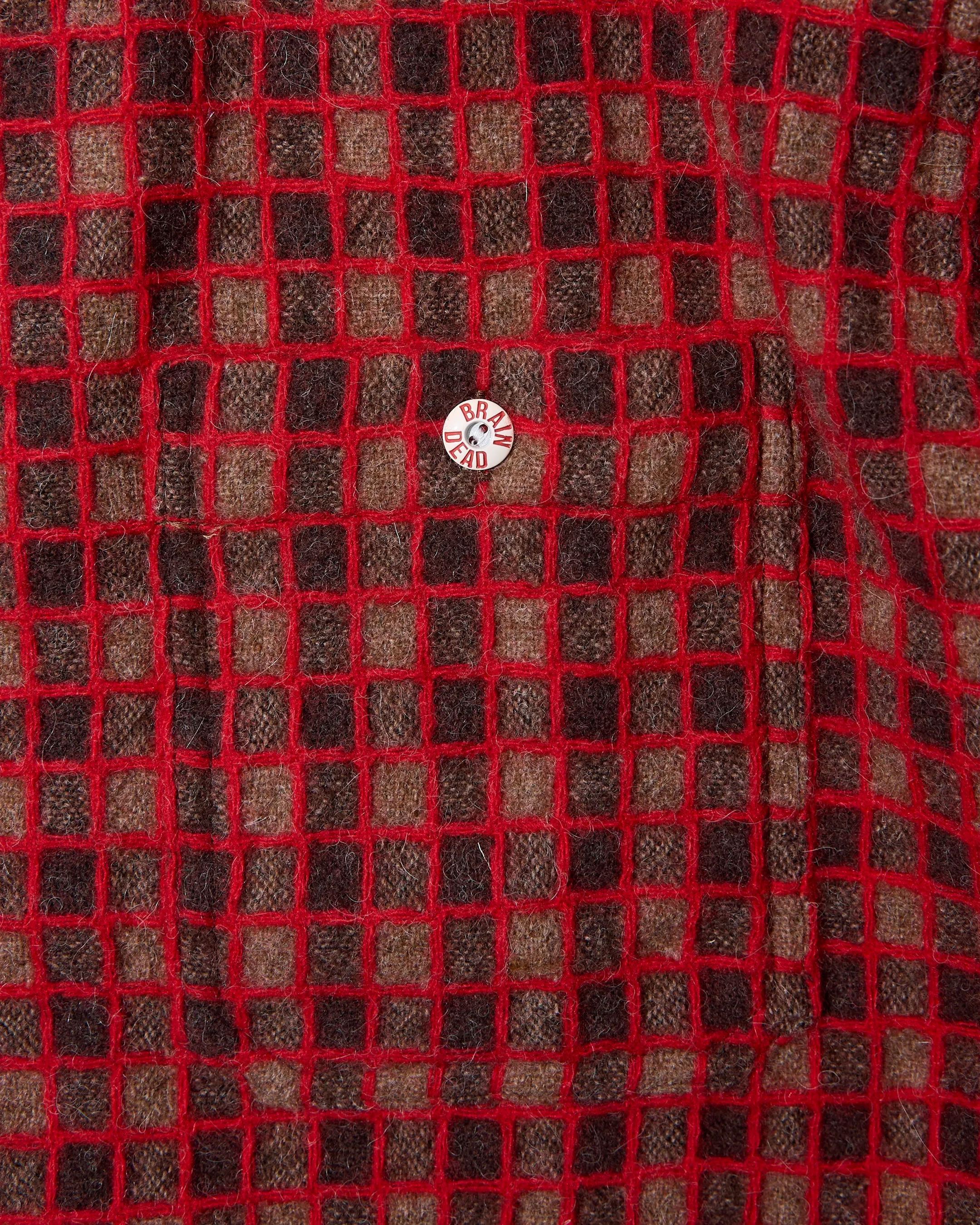 Check Mate Flannel Zip Shirt - Brown