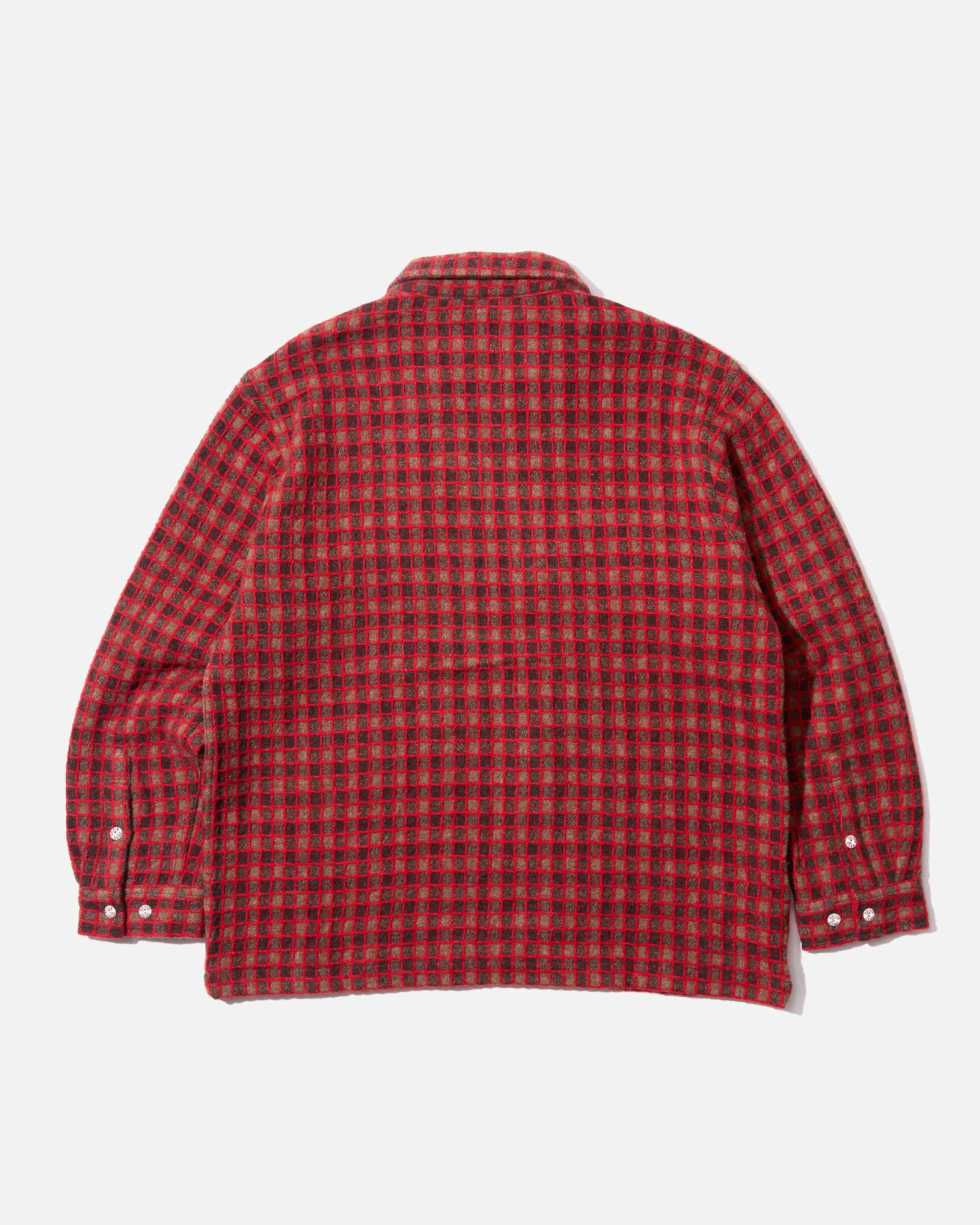 Check Mate Flannel Zip Shirt - Brown