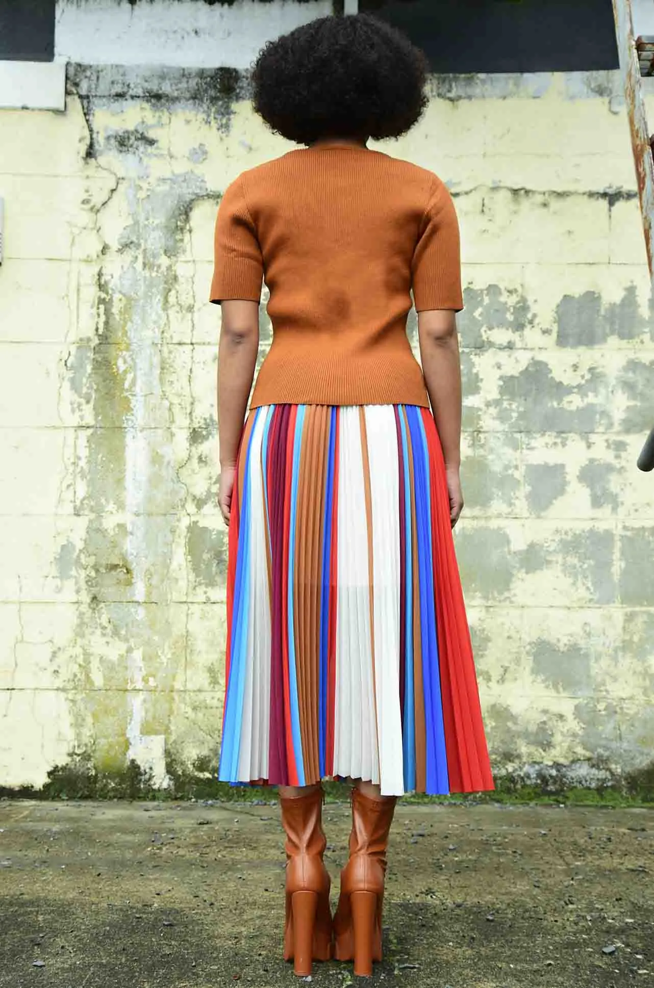 Coop - In The Hot Pleat Meet and Pleat Skirt