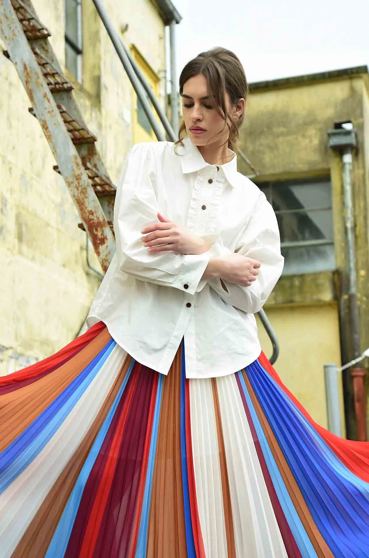 Coop - In The Hot Pleat Meet and Pleat Skirt