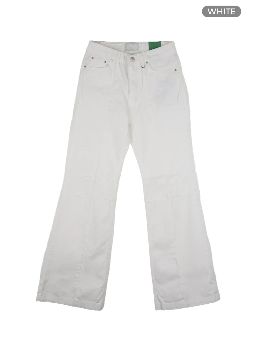 Cotton Slim Bootcut Pants CU414