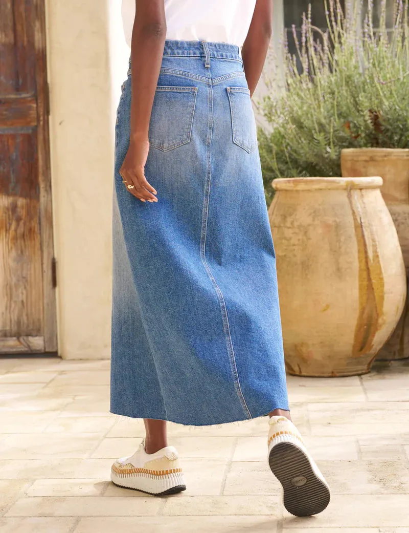 DONNYBROOK Vintage Denim Midi Skirt in 2010