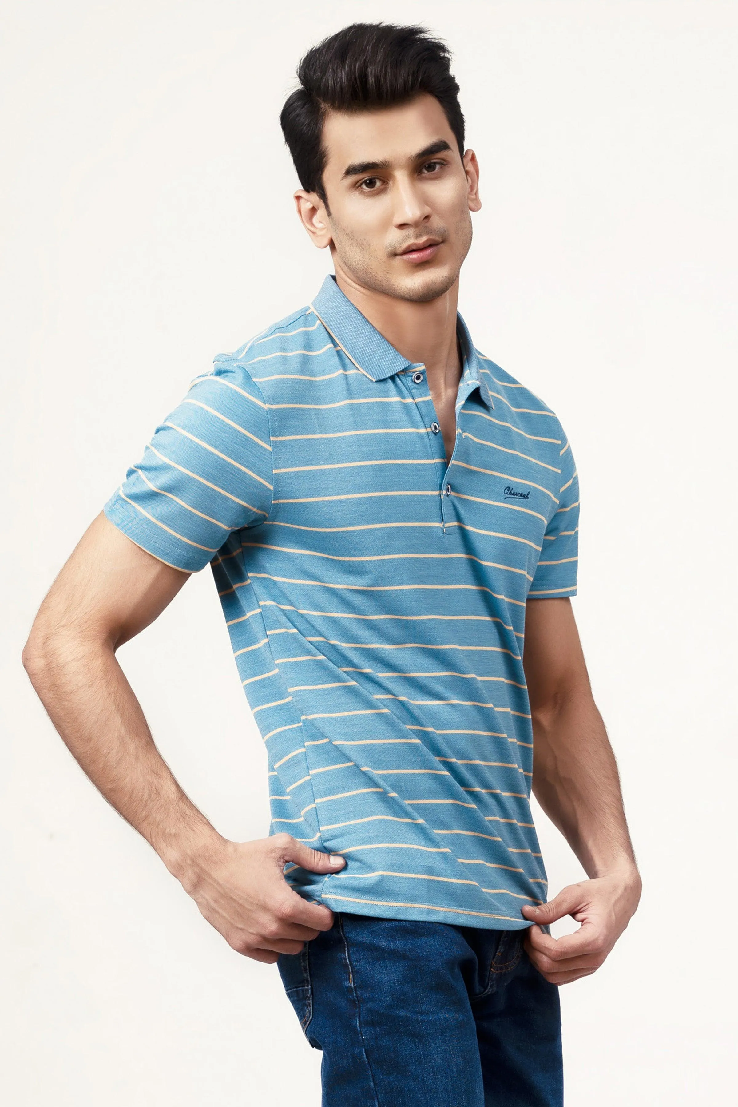 EXECUTIVE POLO AQUA BLUE