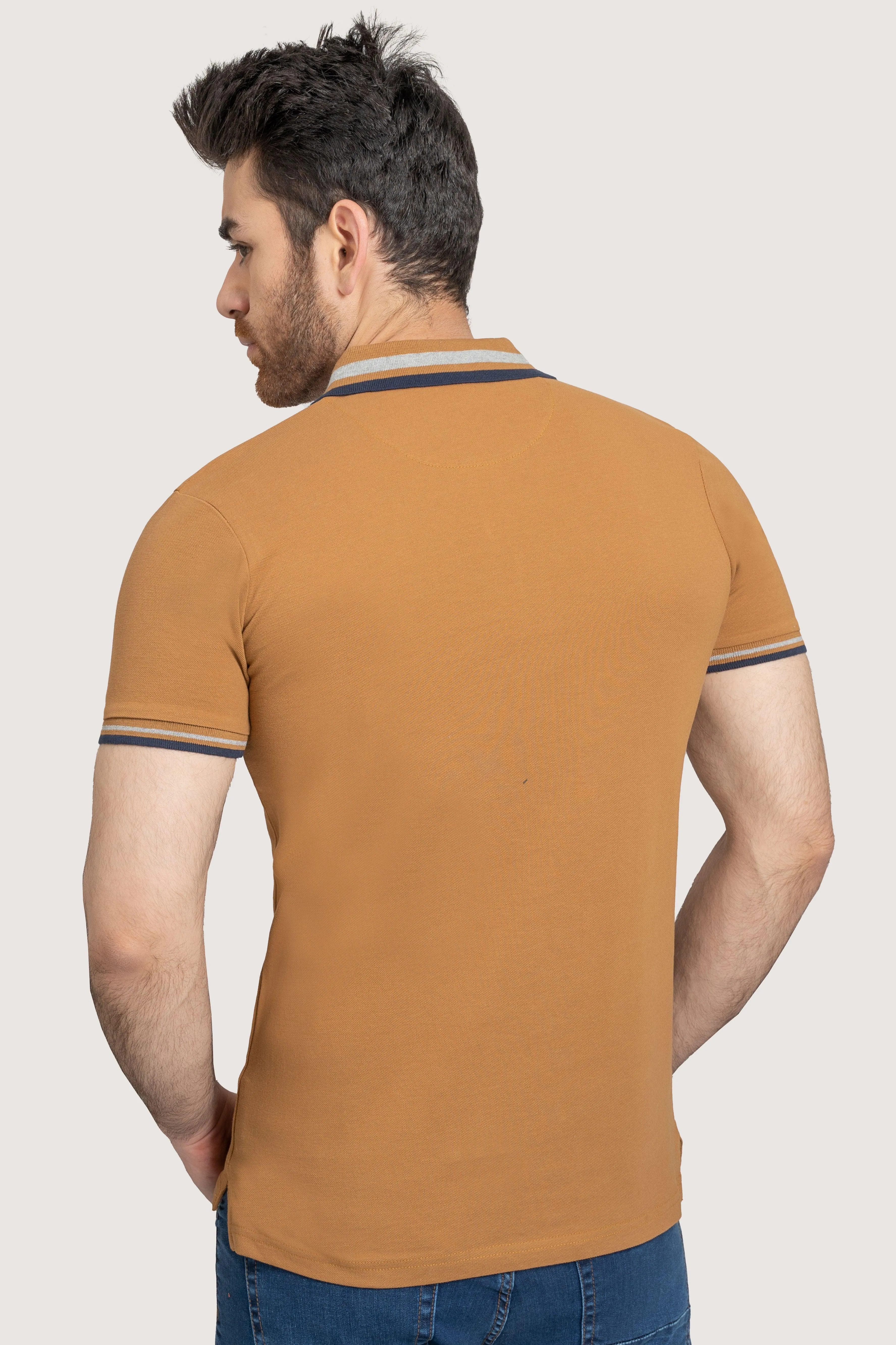 FASHION POLO MUSTARD
