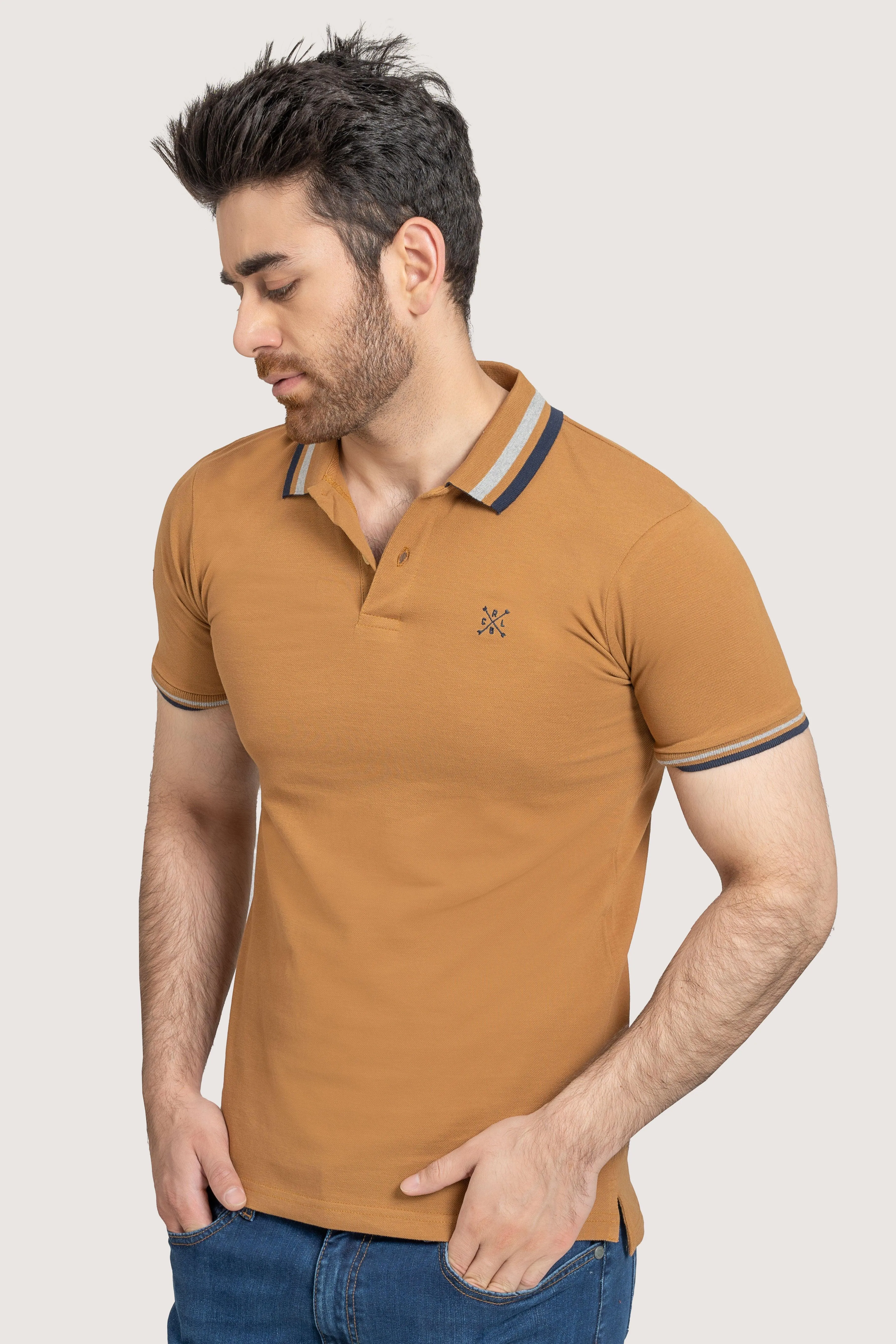FASHION POLO MUSTARD