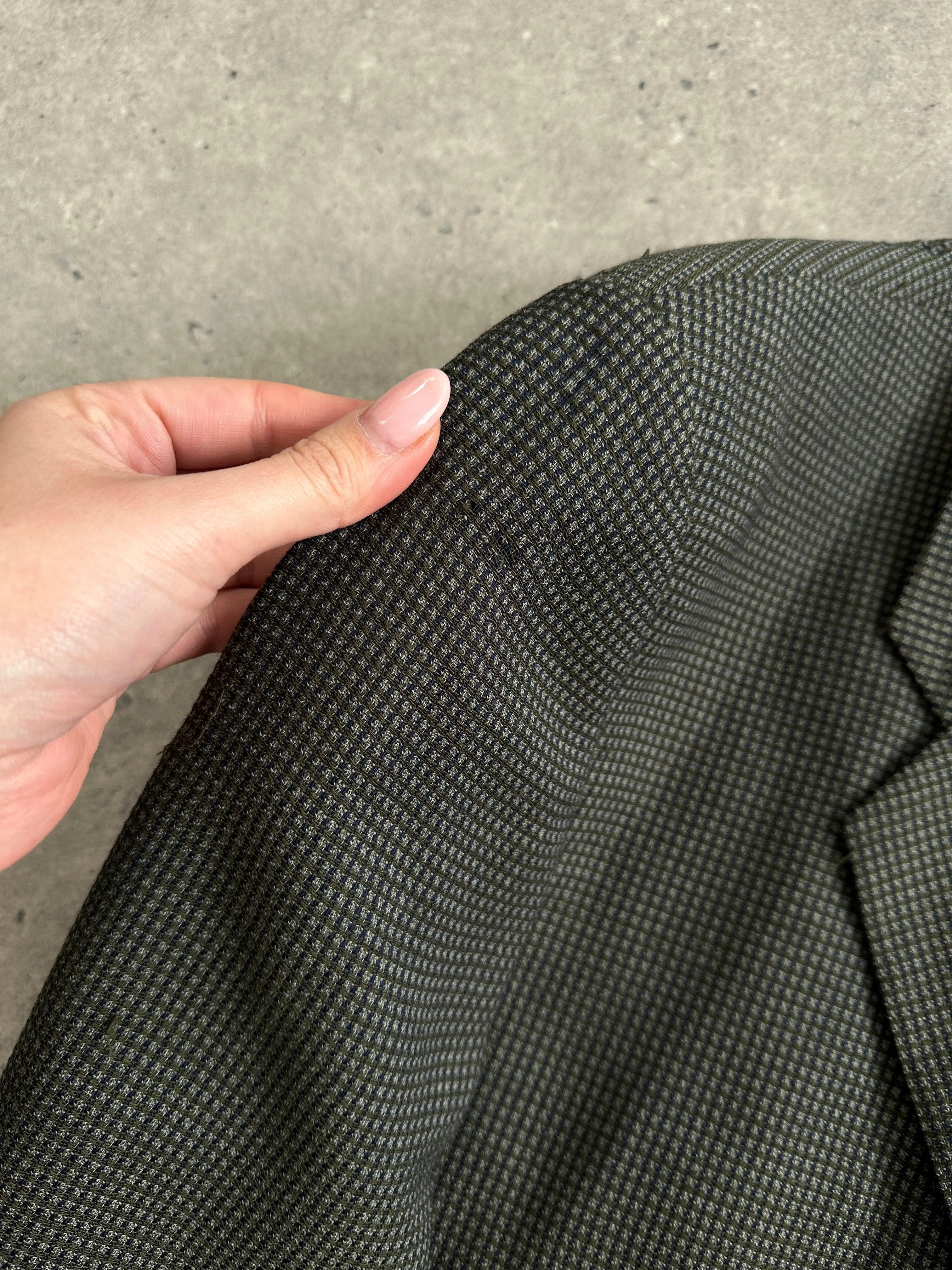 Giorgio Armani Le Collezioni Pure Wool Woven Single Breasted Blazer - XXL