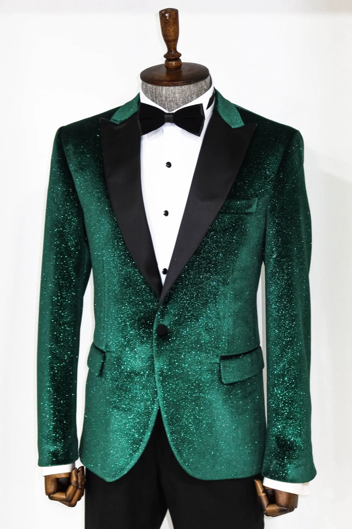 Glitter Green Prom Blazer