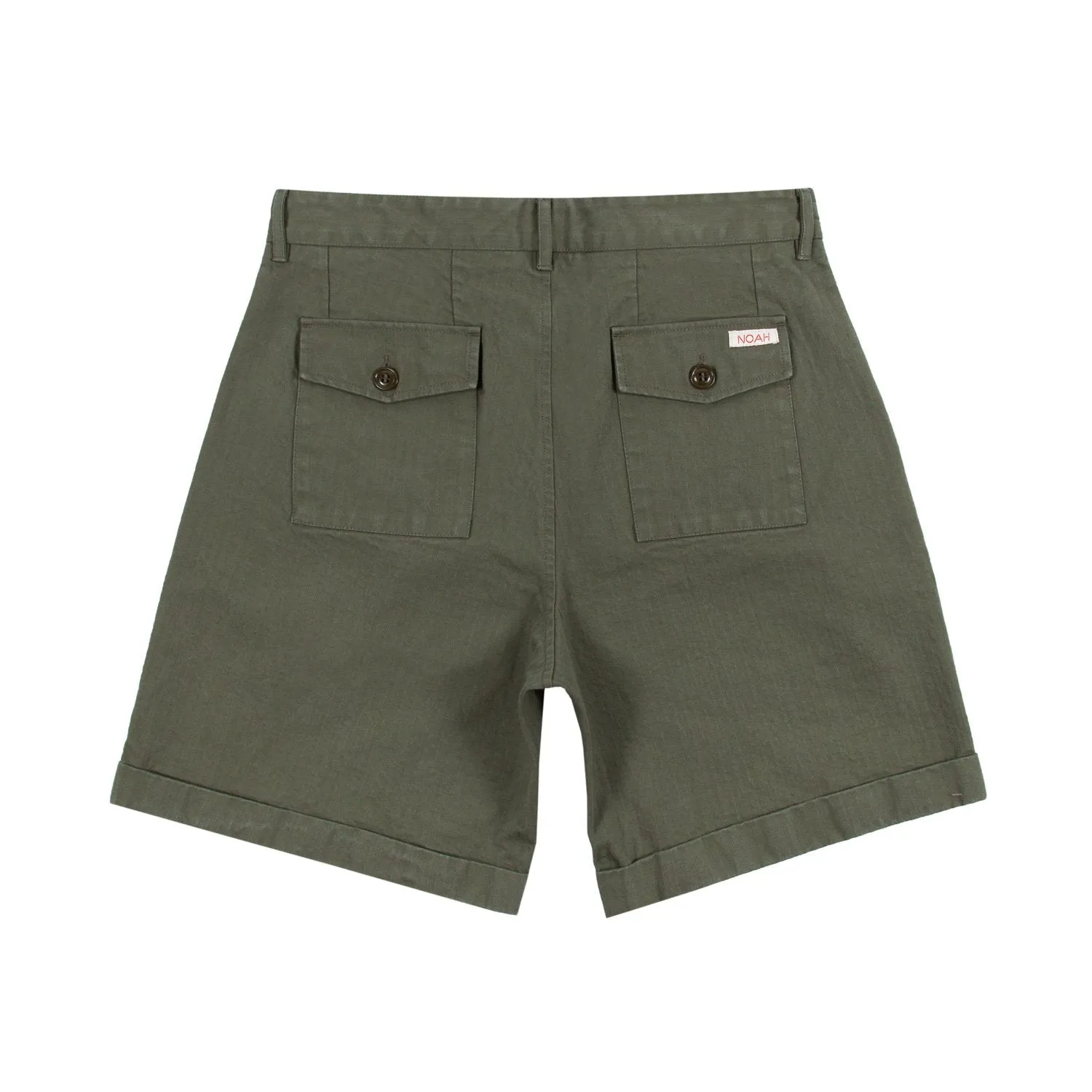 Herringbone Double-Pleat Shorts