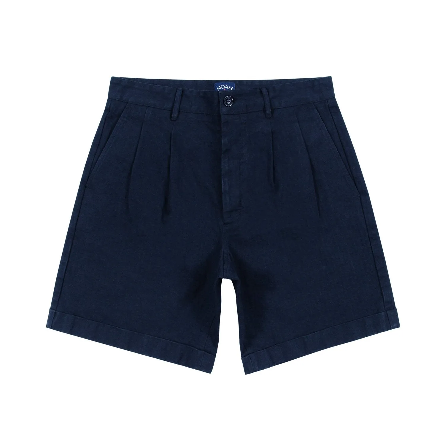 Herringbone Double-Pleat Shorts