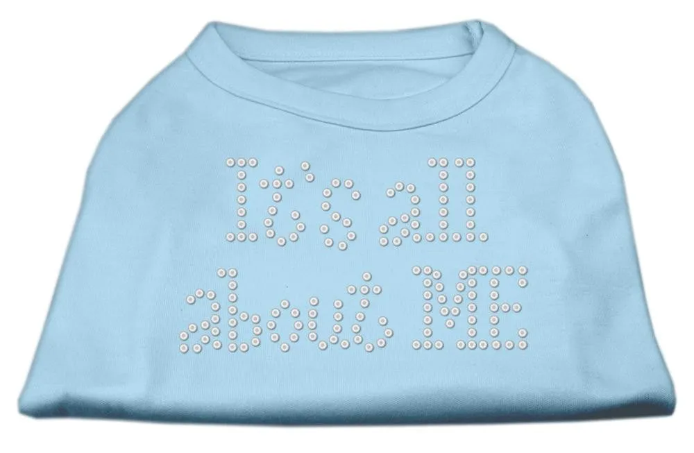 It's All About Me Rhinestone Shirts Baby Blue S (10)