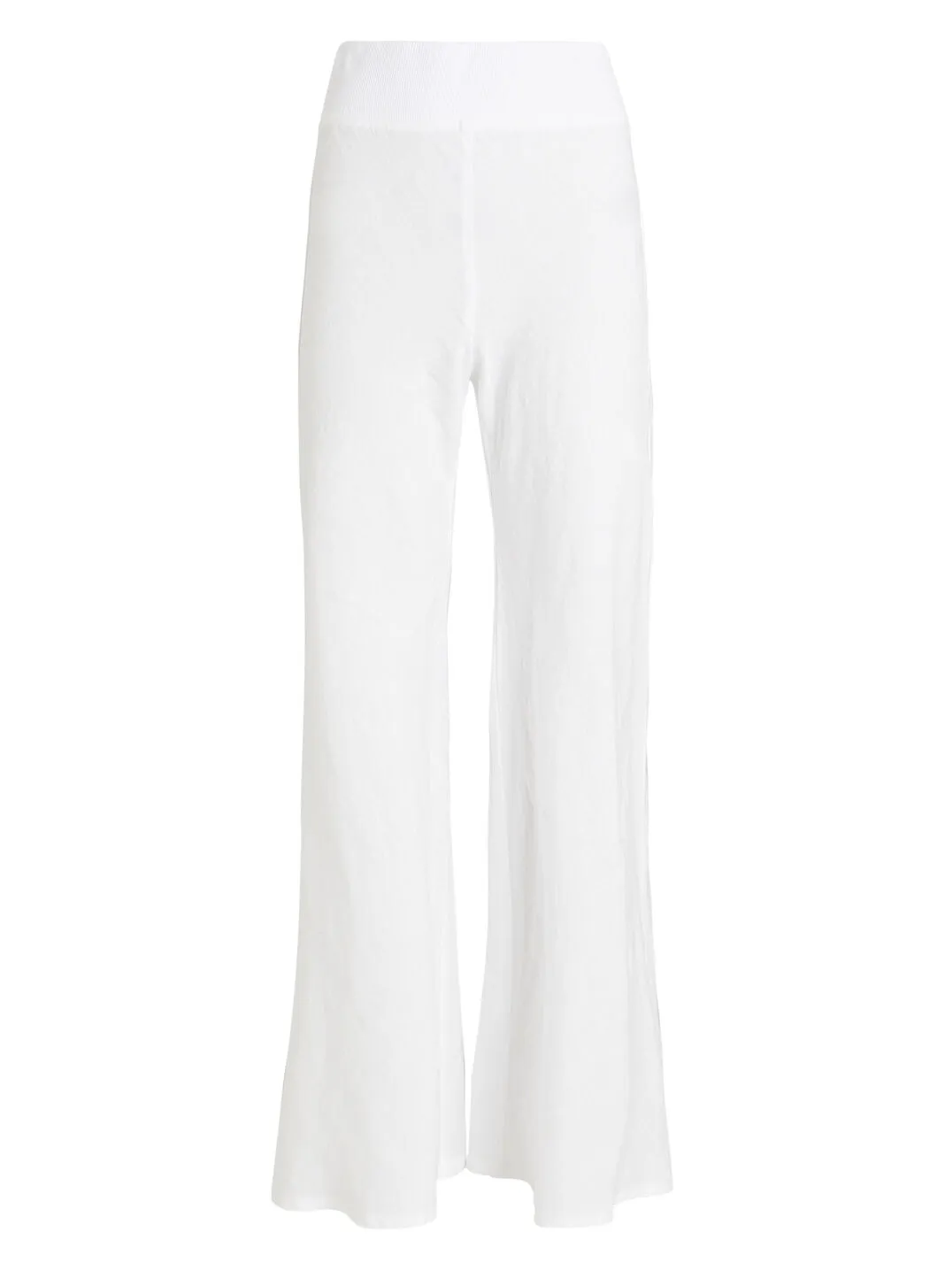 Linen Wide Leg Pant - White