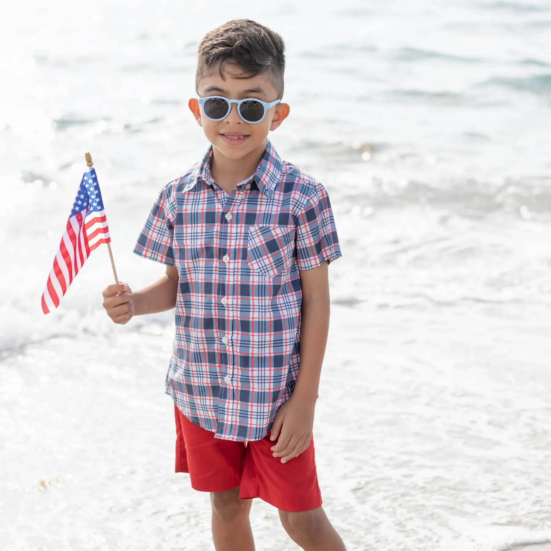 Maverick Boy Button Down/Short Set