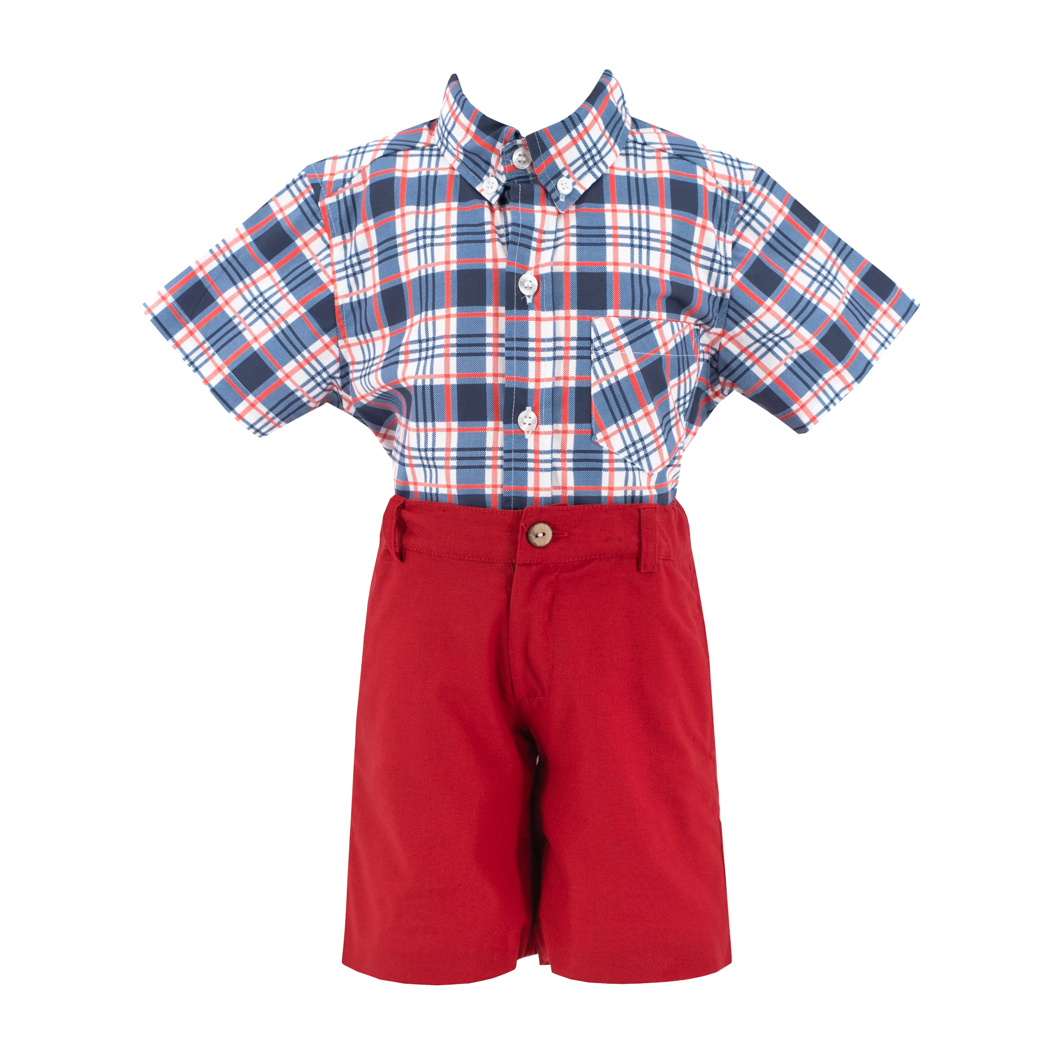 Maverick Boy Button Down/Short Set