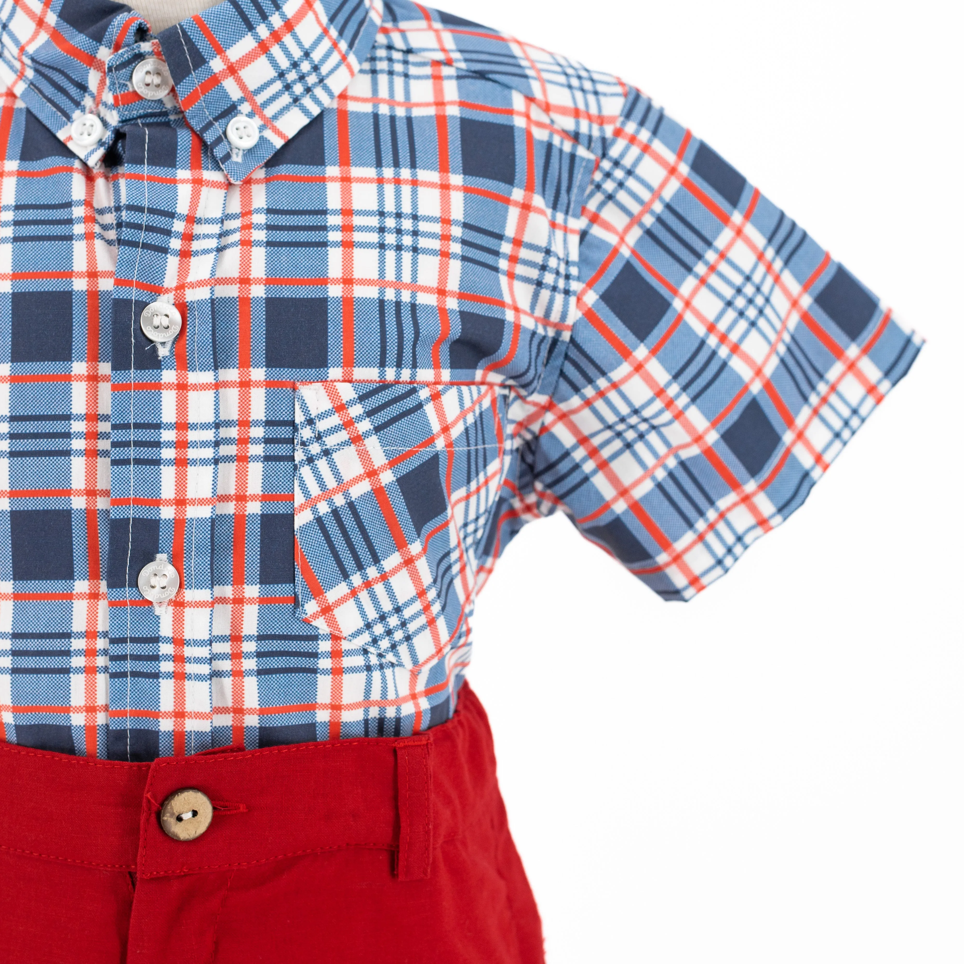 Maverick Boy Button Down/Short Set