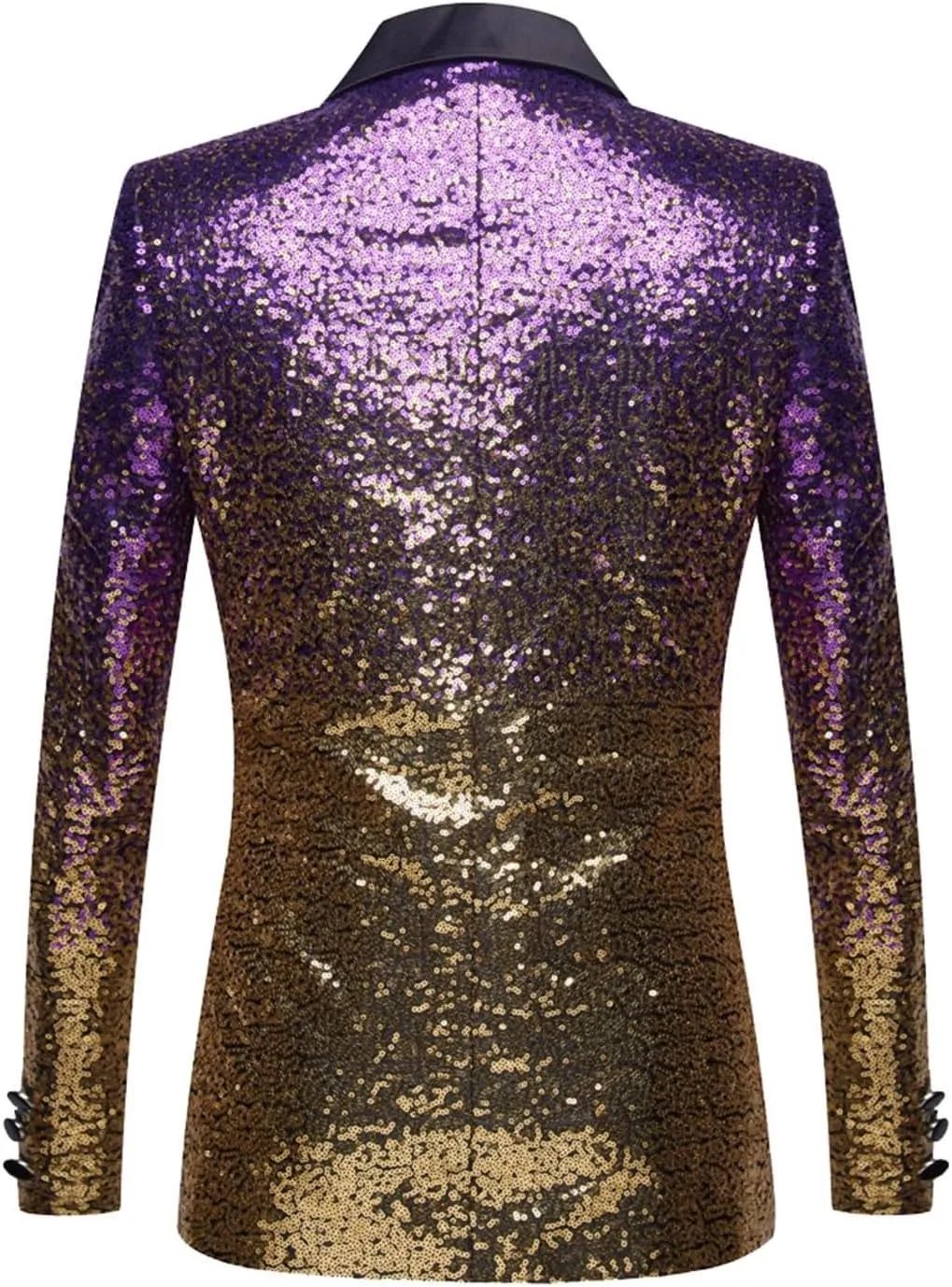 Men's Floral Tuxedo Jacket Jacquard Suit Jacket Slim Fit Blazer for Wedding Prom Dinner Sparkly Long Sleeve Cardigan Coat