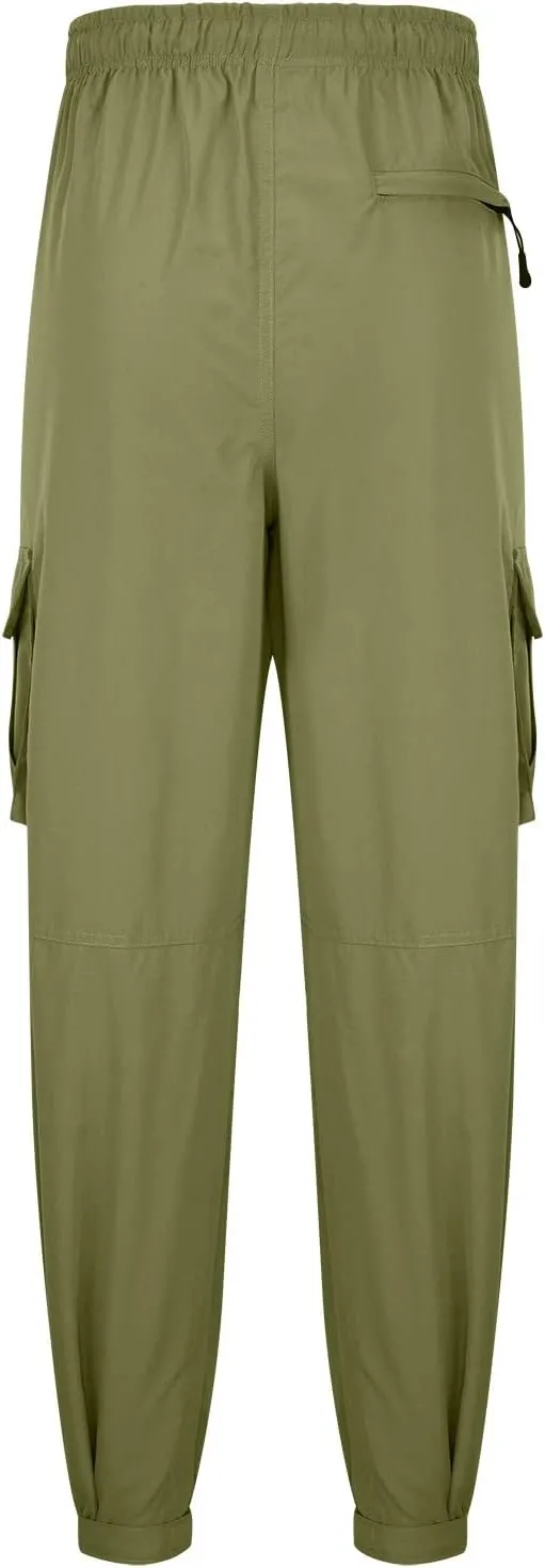 Men's Relaxed Fit Cargo Pants Baggy Straight Leg Pant Outdoor Sweatpants Loose Comfy Trousers Track Bottoms Plus Size
