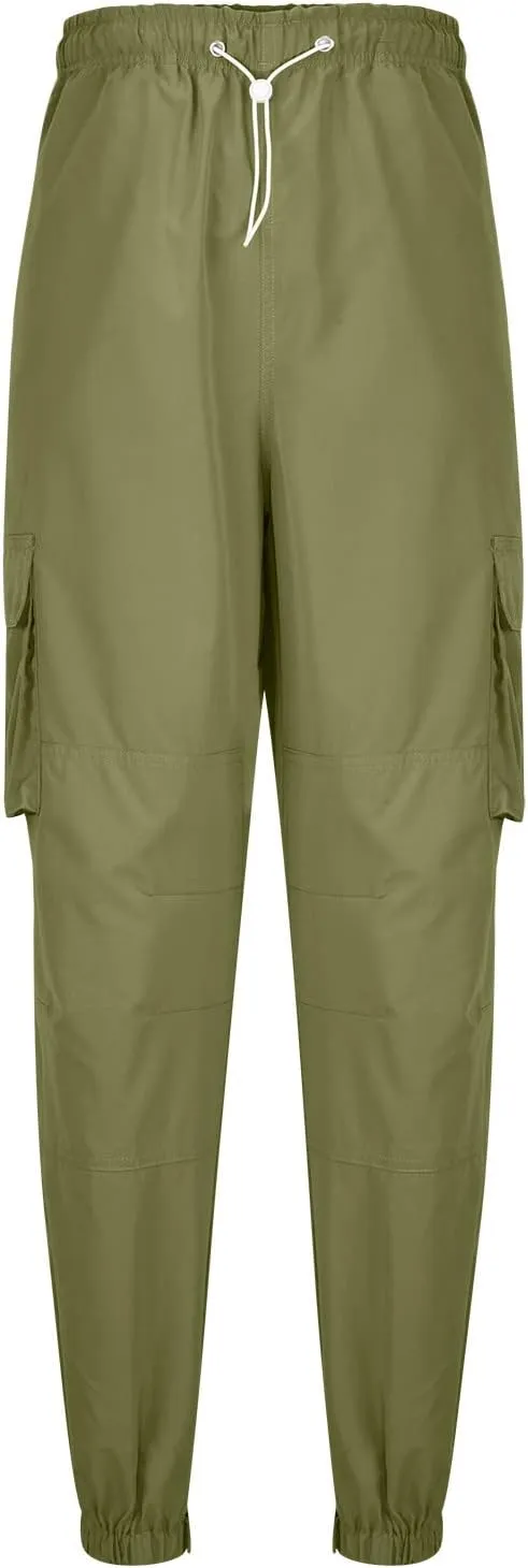Men's Relaxed Fit Cargo Pants Baggy Straight Leg Pant Outdoor Sweatpants Loose Comfy Trousers Track Bottoms Plus Size