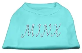 Minx Rhinestone Shirts Aqua XL (16)