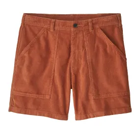 Organic Cotton Cord Utility Shorts 6 In. - Sienna Clay