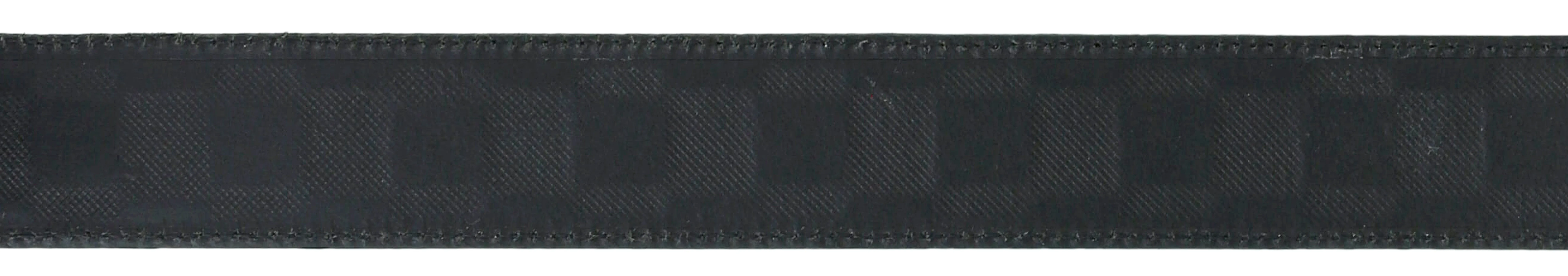 Pierre Cardin Black Textured Checkered Classic Buckle Adjustable Adjustable Mens Belt-