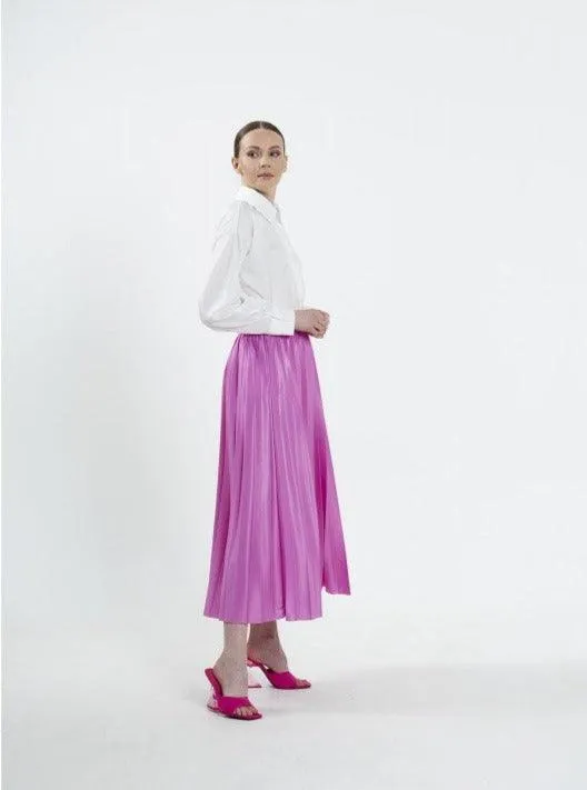 PLEAT LAD FAS SKIRT PINK VIOLET 4203-13 HE