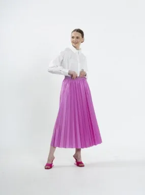 PLEAT LAD FAS SKIRT PINK VIOLET 4203-13 HE