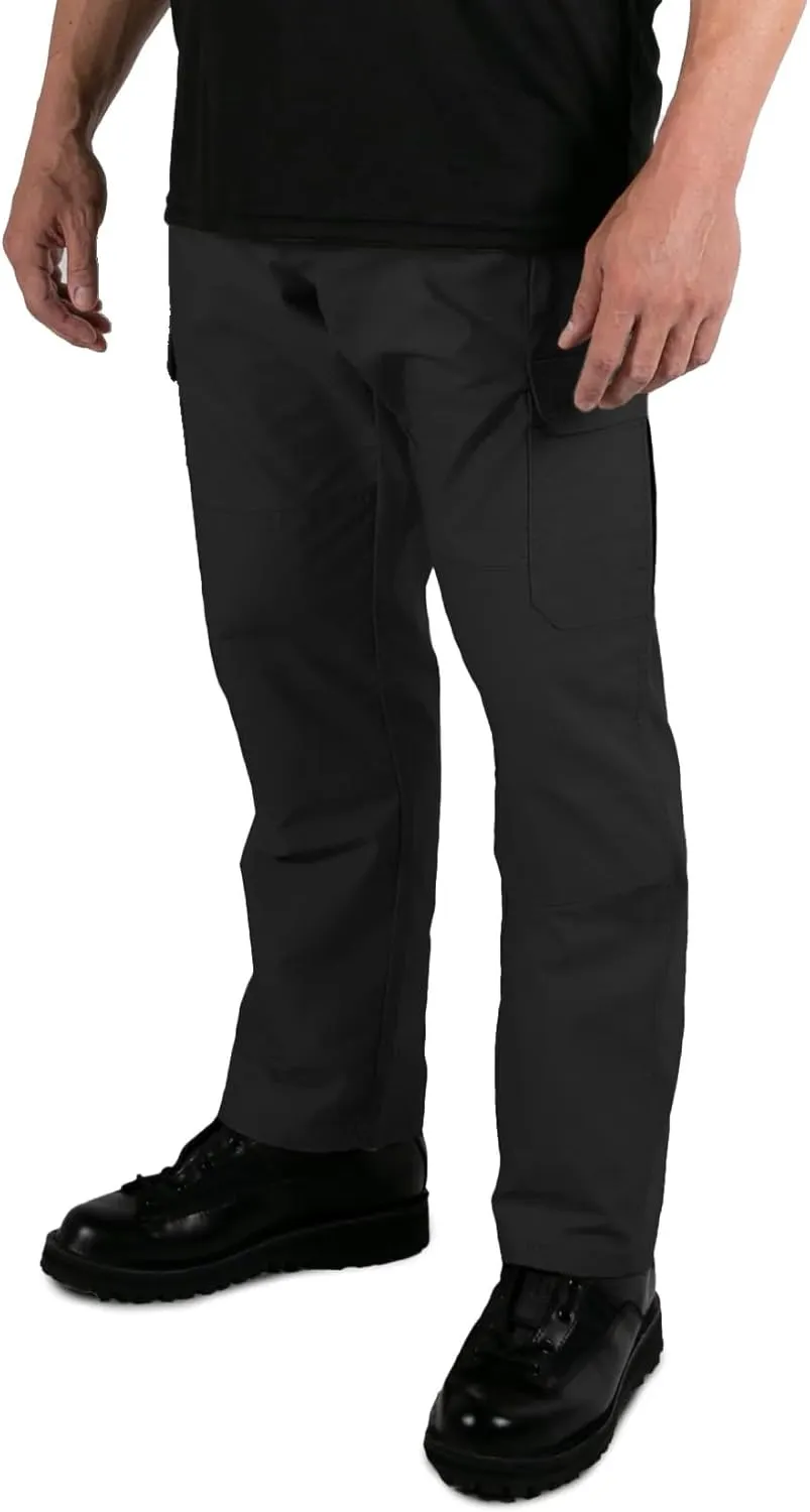 RYNO GEAR Men’s Tactical Cargo Workwear Pant – Ripstop, Adjustable Waist, 8 Pockets, Velcro, Durable Fit BDU Trouser