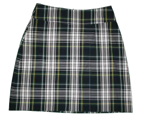 Scooter Plaid #35 One Side Pleat