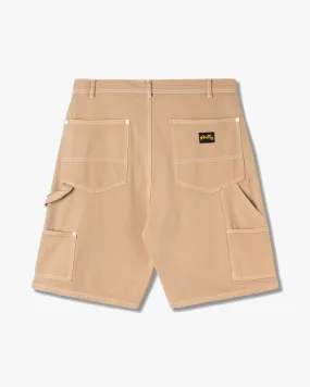 Stan Ray Double Knee Shorts - Khaki Duck