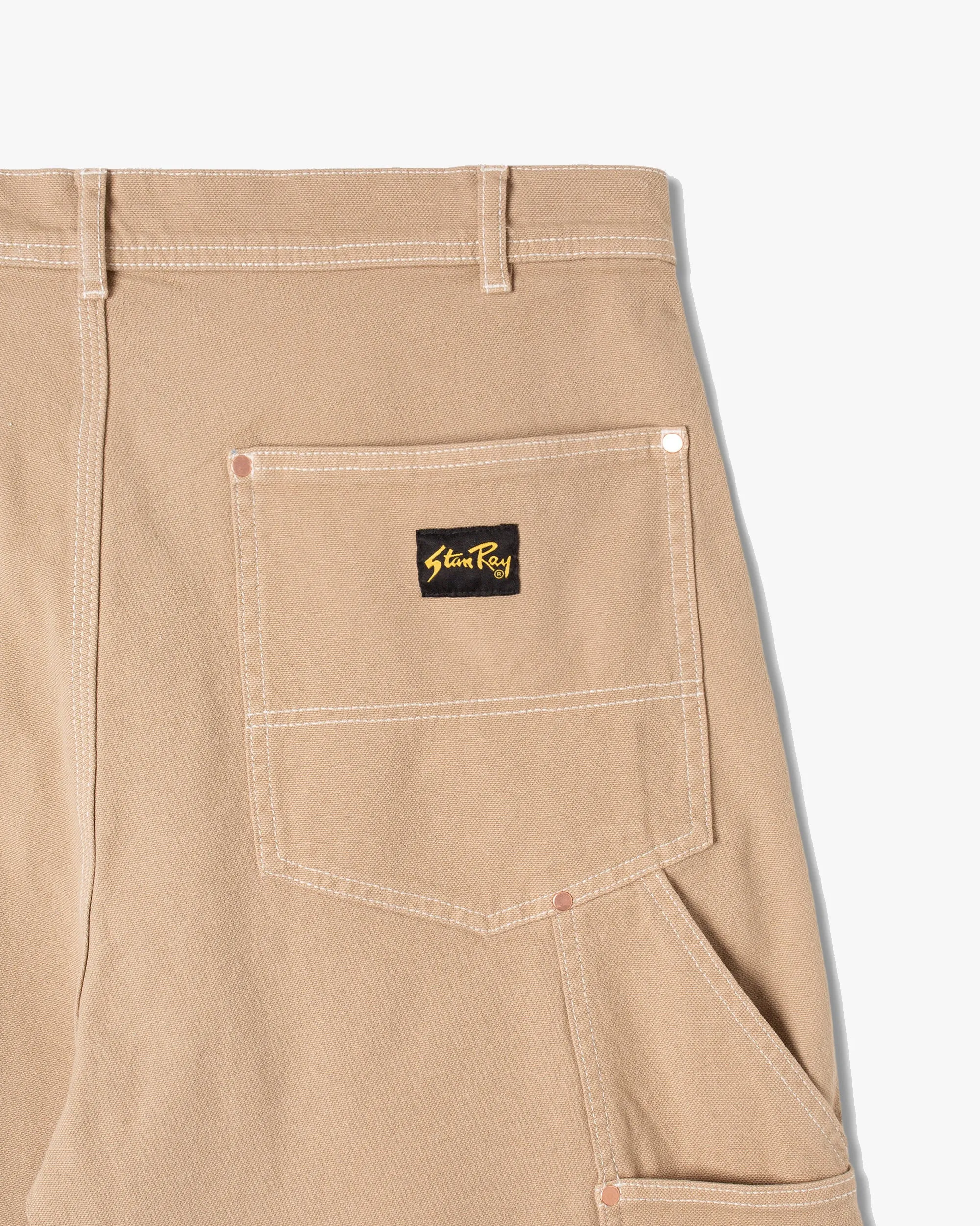 Stan Ray Double Knee Shorts - Khaki Duck