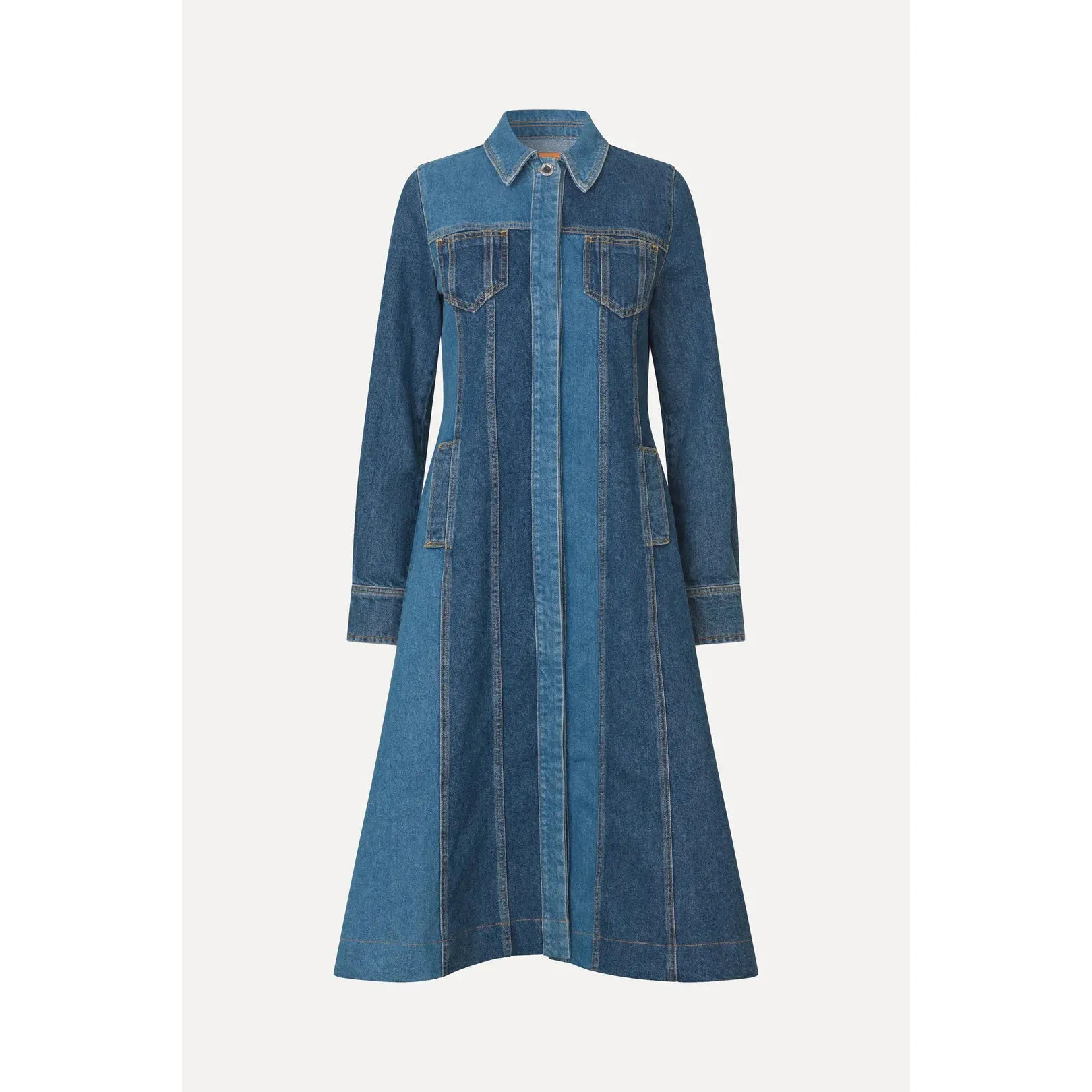 Stine Goya Long Sleeve Denim Dress