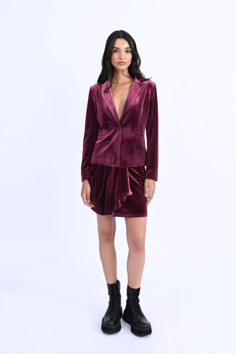 Velvet Blazer