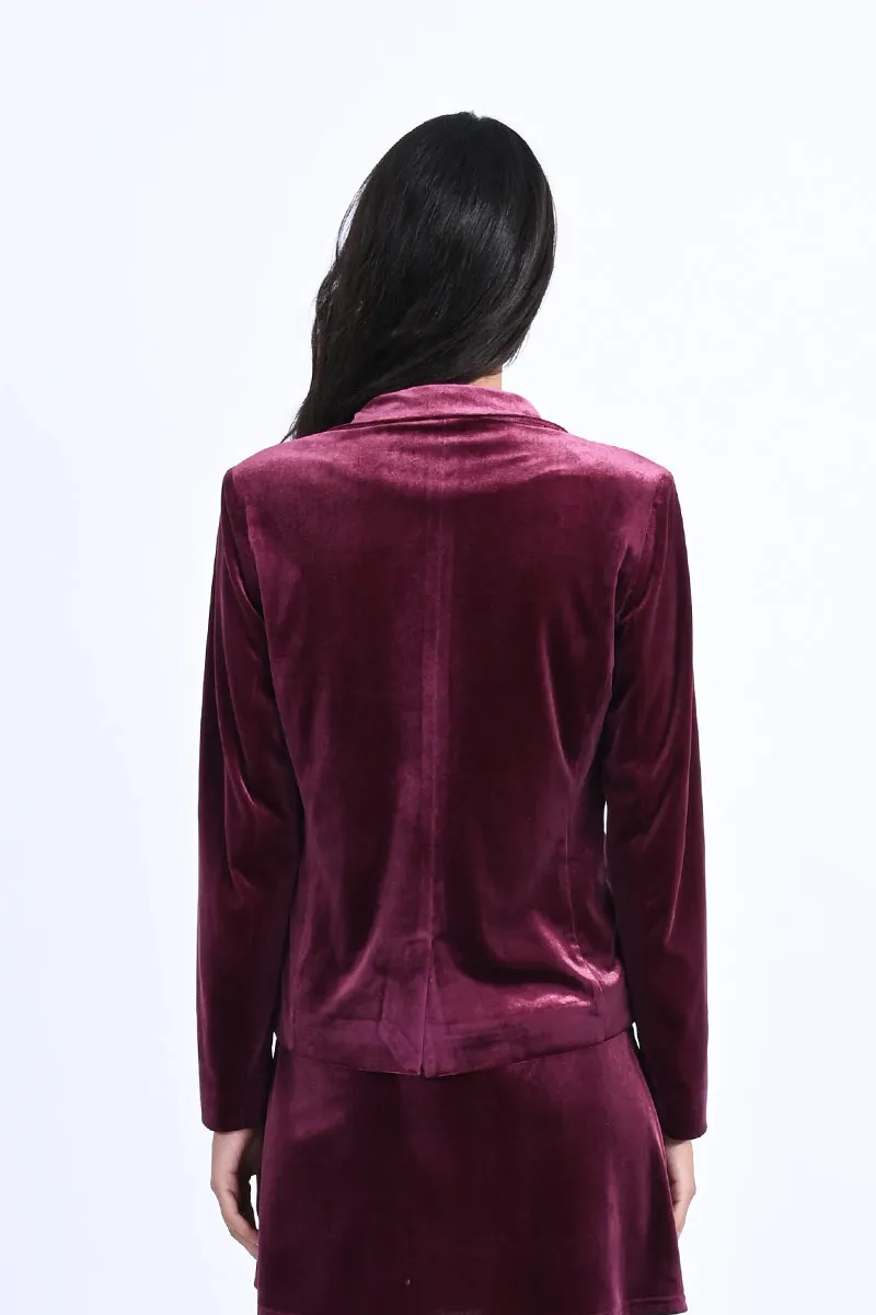 Velvet Blazer