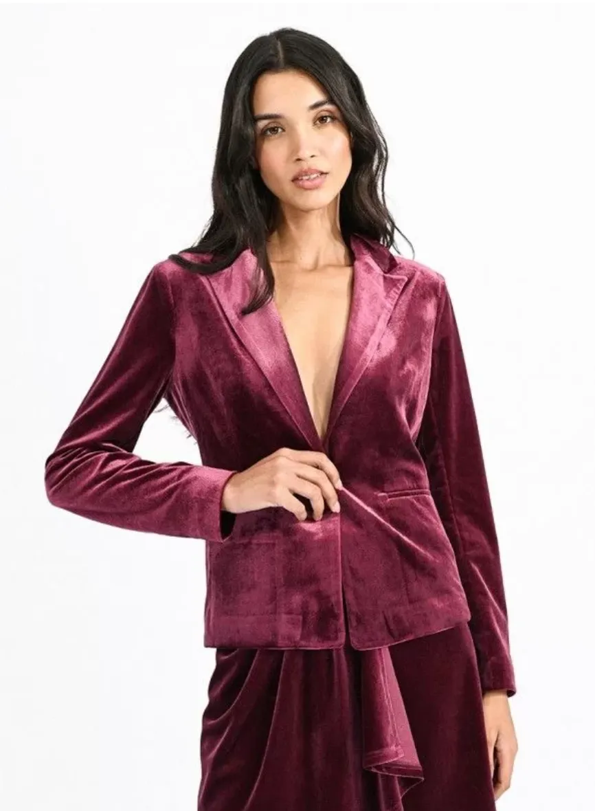 Velvet Blazer