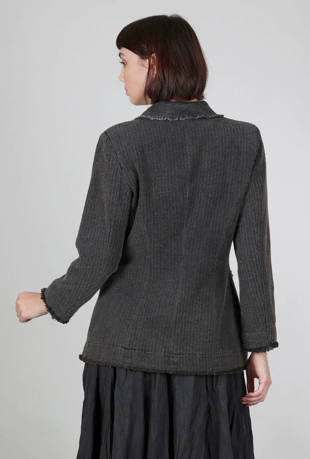 Velvet Patchwork Blazer, Iron
