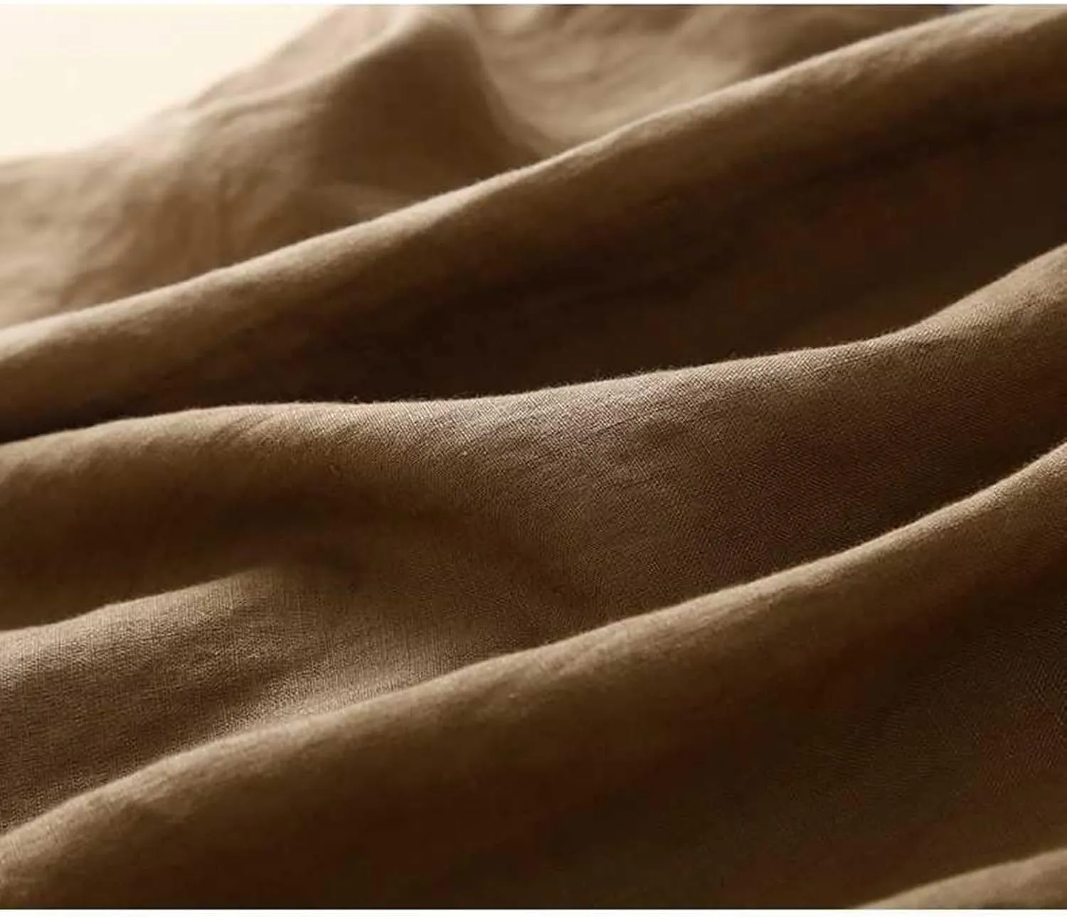 Women's Cotton Gauze Long Skirts Drawstring Waist A Line Beach Flowy Midi Skirt Vintage Vacation Linen Beach Skirts