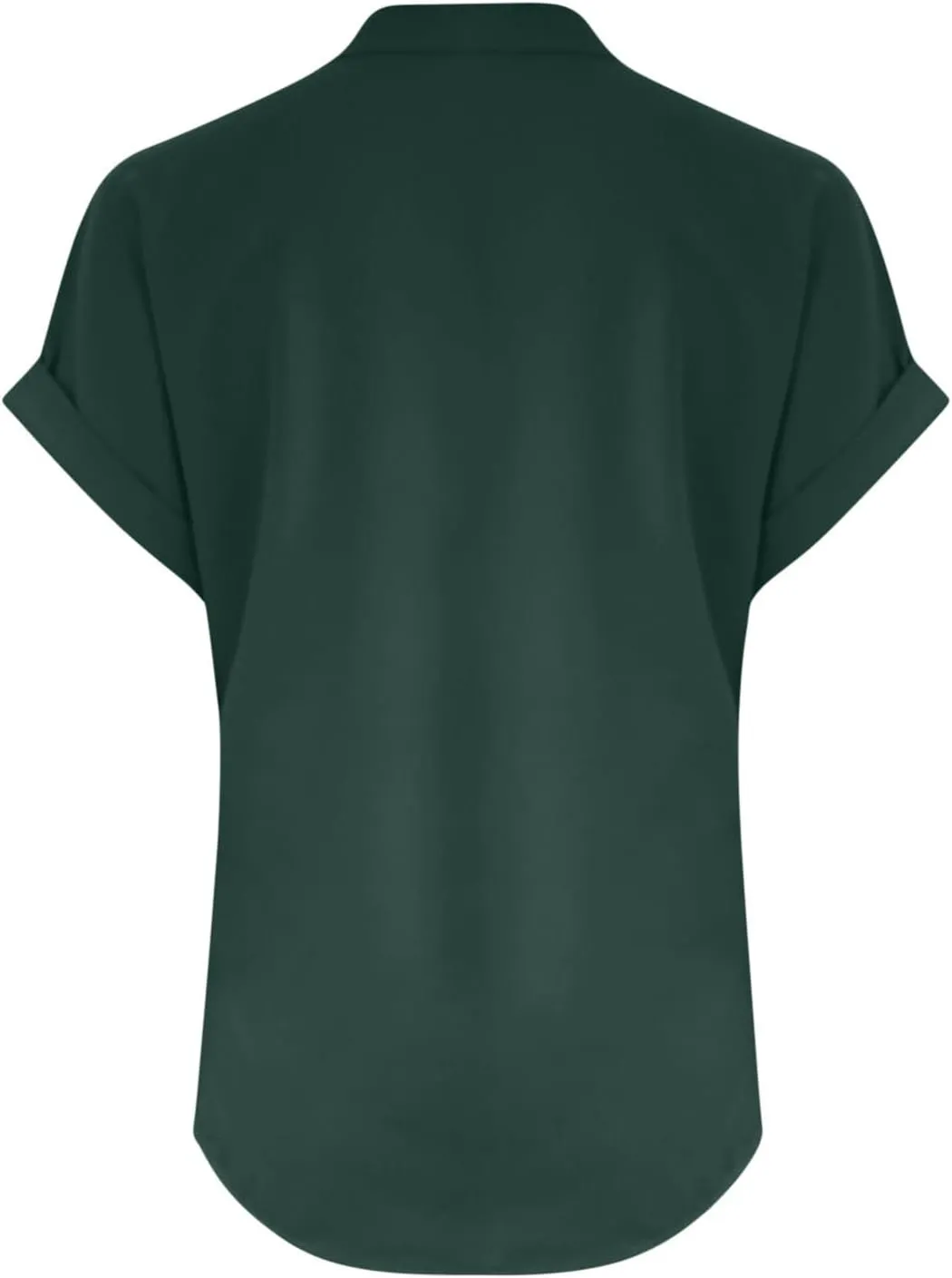 Womens Cotton Linen Tops Button V-Neck Tunic Shirts 2025 Summer Fashion Outfit Dressy Casual Short Sleeve Blouses
