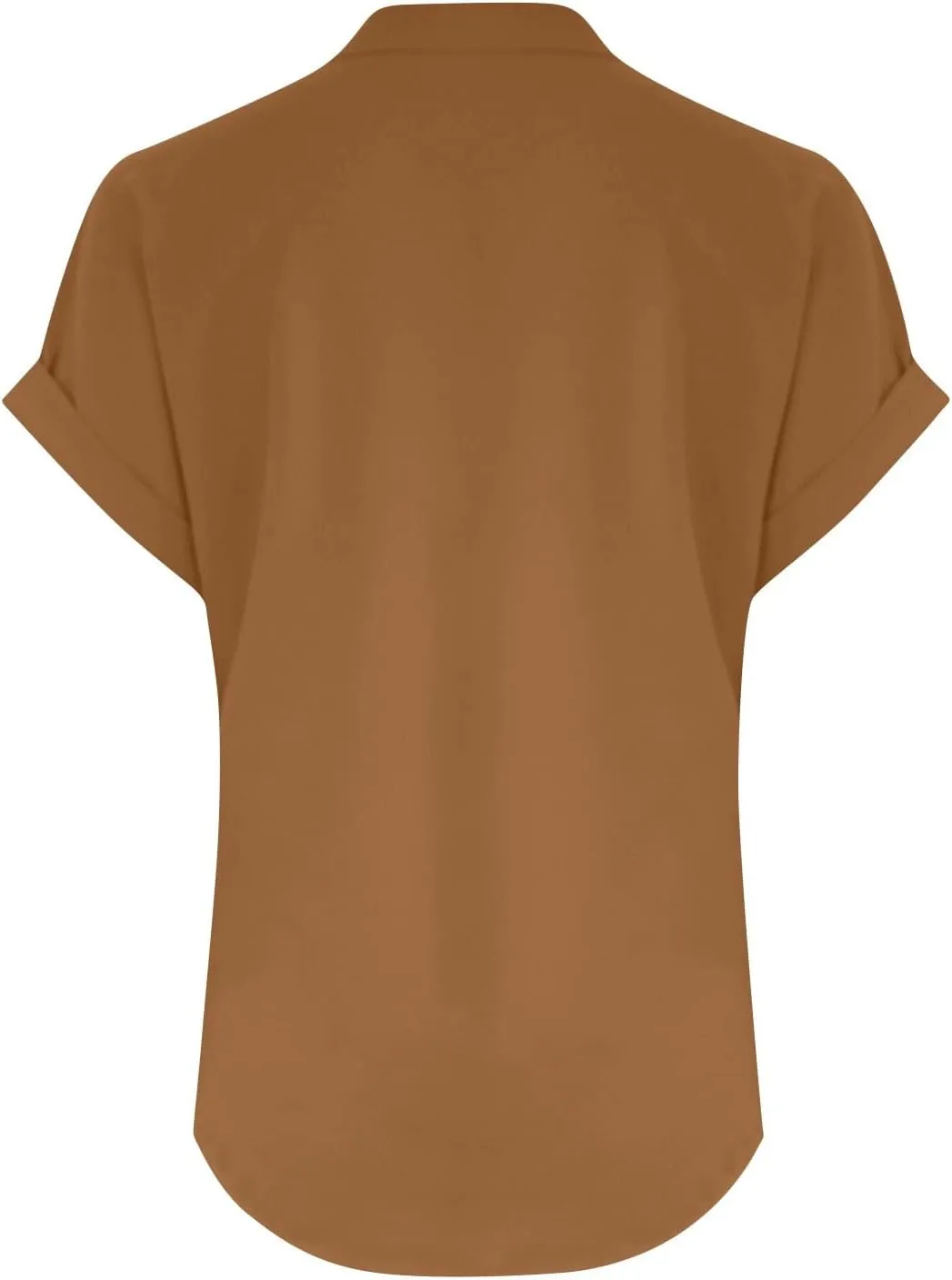 Womens Cotton Linen Tops Button V-Neck Tunic Shirts 2025 Summer Fashion Outfit Dressy Casual Short Sleeve Blouses